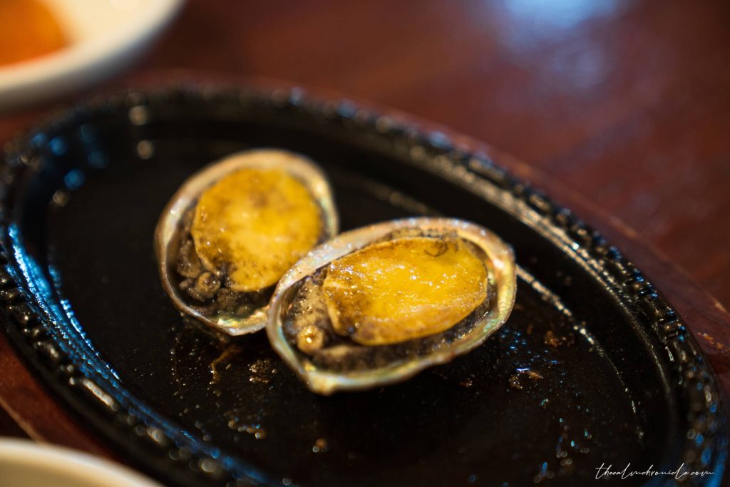 Jeju Food To eat - grilled abalone with butter